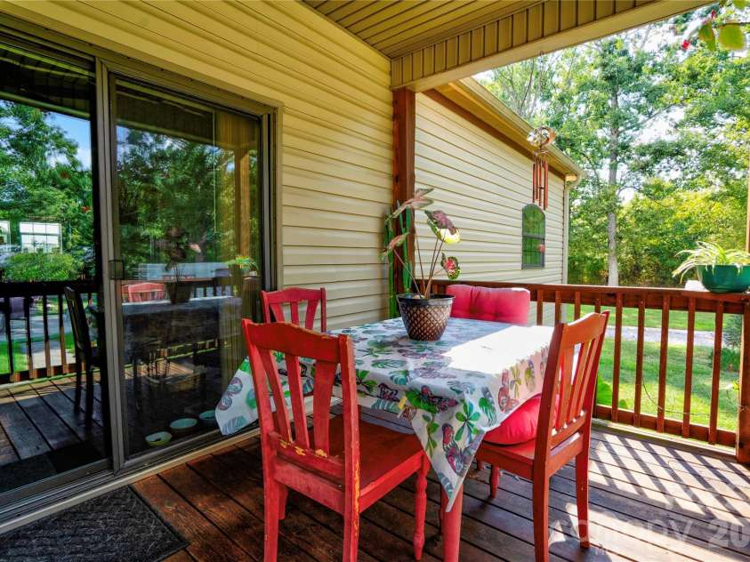 503-1 Stagecoach Trail, Cherryville, NC 28021.  MLS# CAR4427366, YatesRealty ID 52560. Covered Back Porch