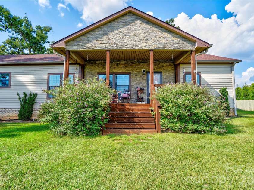 503-1 Stagecoach Trail, Cherryville, NC 28021.  MLS# CAR4427366, YatesRealty ID 52560. Covered Front Porch