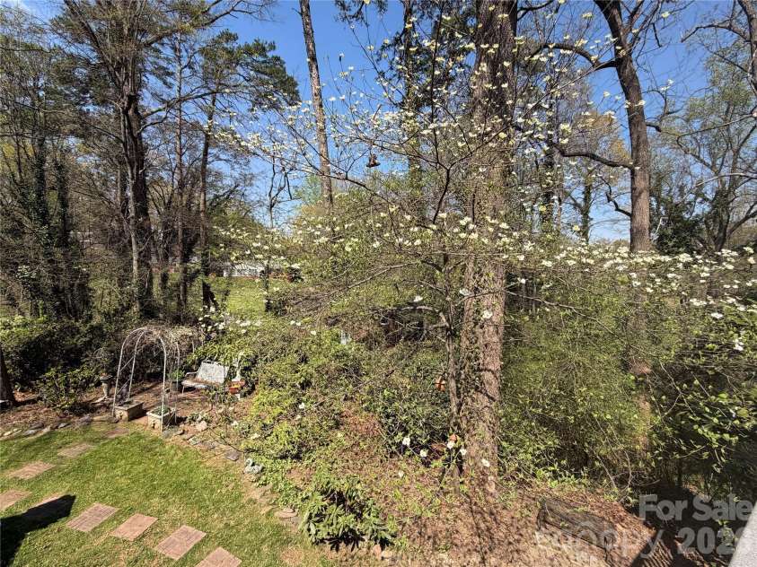 920 Paramount Circle, Gastonia, NC 28052.  MLS# CAR4354209, YatesRealty ID 5257. Private, quiet backyard view from large deck.