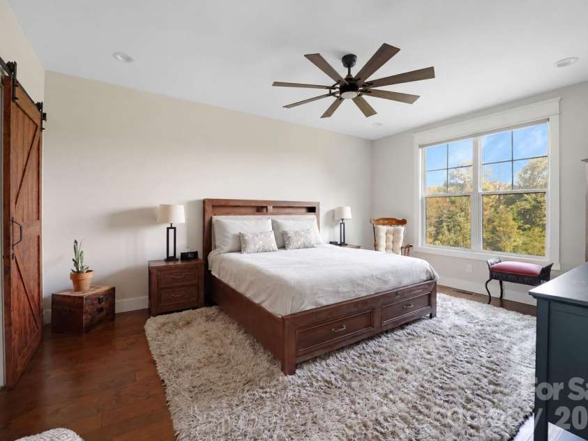 153 Israel Road, Leicester, NC 28748.  MLS# CAR4427403, YatesRealty ID 52573. Main Level Primary Bedroom