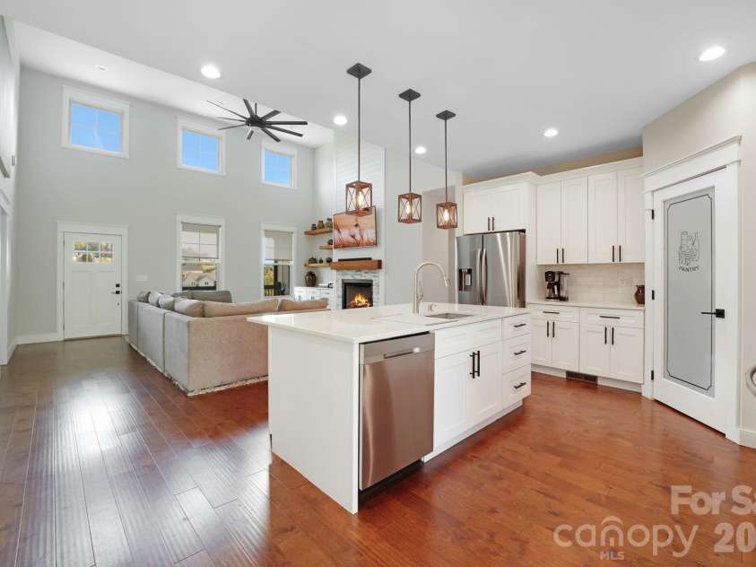 153 Israel Road, Leicester, NC 28748.  MLS# CAR4427403, YatesRealty ID 52573. Open Concept Living