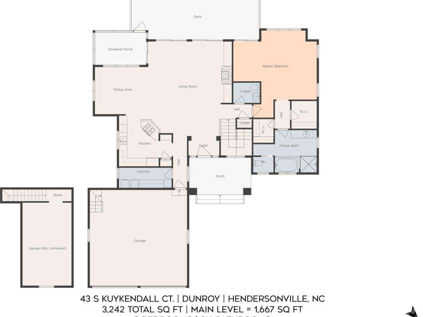 43 Kuykendall Court, Hendersonville, NC 28739.  MLS# CAR4354970, YatesRealty ID 5259. 