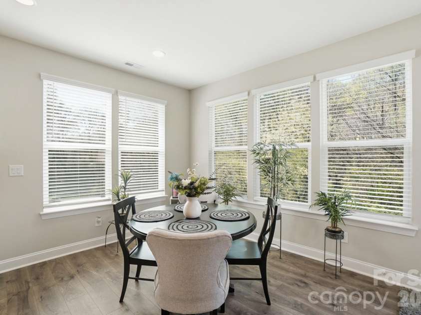 3046 Woodlands Creek Drive, Monroe, NC 28110.  MLS# CAR4366834, YatesRealty ID 52603. Breakfast Nook