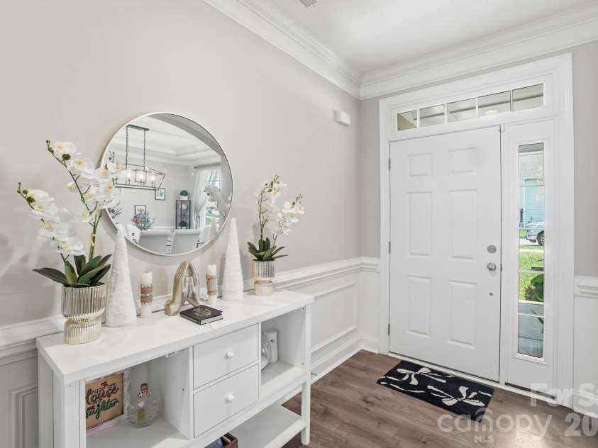 3046 Woodlands Creek Drive, Monroe, NC 28110.  MLS# CAR4366834, YatesRealty ID 52603. Foyer