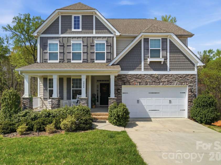 3046 Woodlands Creek Drive, Monroe, NC 28110.  MLS# CAR4366834, YatesRealty ID 52603. Front