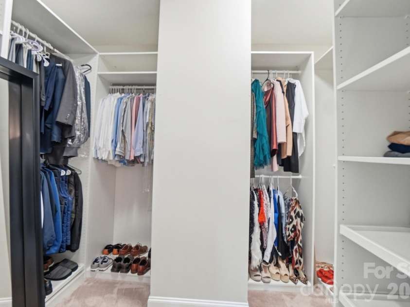 3046 Woodlands Creek Drive, Monroe, NC 28110.  MLS# CAR4366834, YatesRealty ID 52603. Primary Closet