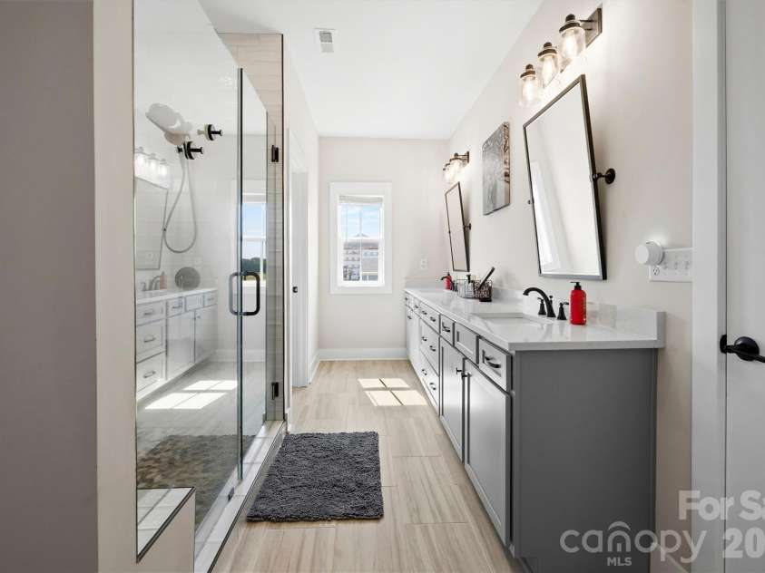 2665 Umberger Road, Cleveland, NC 27013.  MLS# CAR4425571, YatesRealty ID 52643. Huge primary bathroom