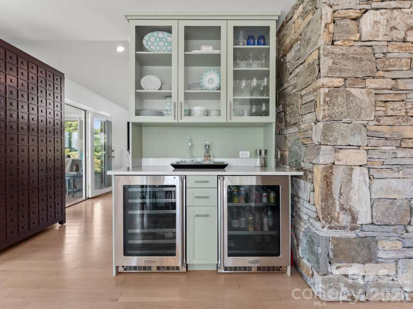 6320 NC Hwy 108 Highway, Mill Spring, NC 28756.  MLS# CAR4425892, YatesRealty ID 52647. Custom Beverage Bar