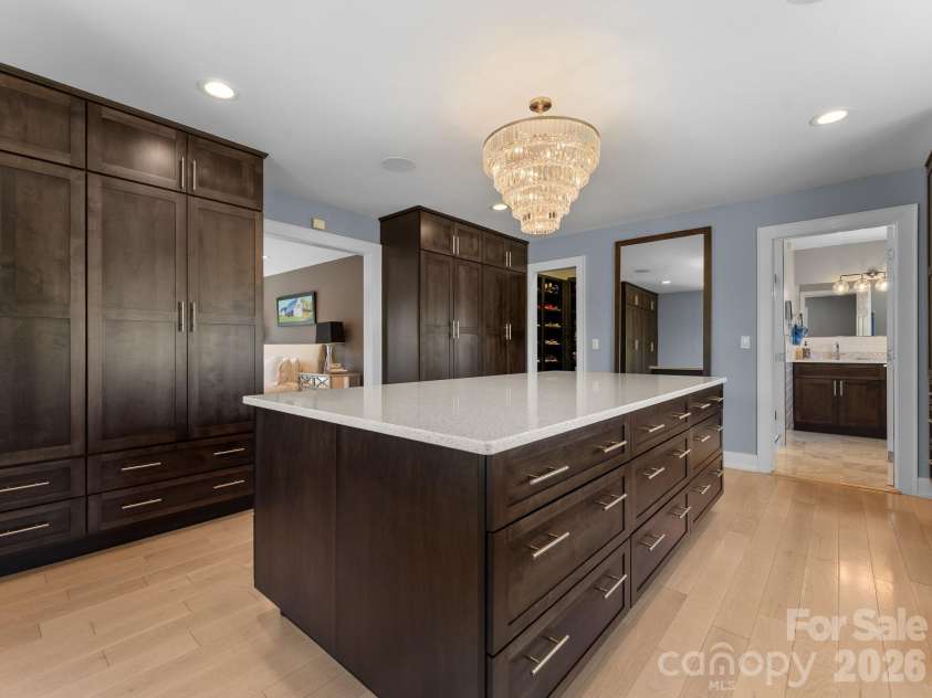 6320 NC Hwy 108 Highway, Mill Spring, NC 28756.  MLS# CAR4425892, YatesRealty ID 52647. Custom Primary Dressing Room