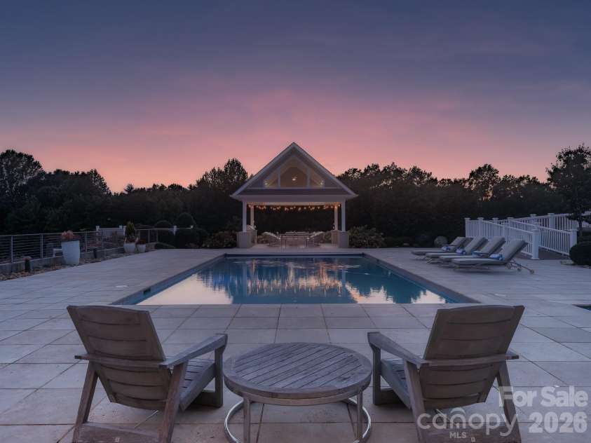6320 NC Hwy 108 Highway, Mill Spring, NC 28756.  MLS# CAR4425892, YatesRealty ID 52647. Pool - Twilight