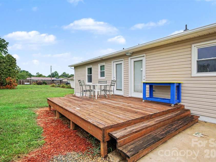 155 Park Villa Road, Salisbury, NC 28146.  MLS# CAR4397860, YatesRealty ID 5265. Quiet Deck overlooking large Church field