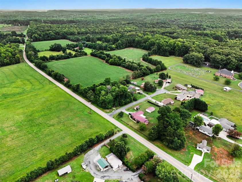 155 Park Villa Road, Salisbury, NC 28146.  MLS# CAR4397860, YatesRealty ID 5265. View from Bringle Ferry Road