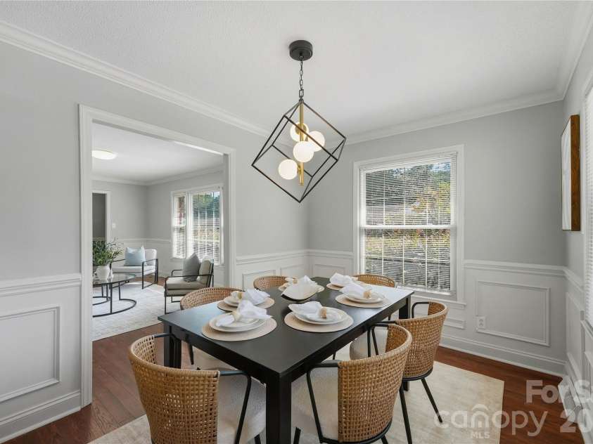 3007 Plentywood Drive, Matthews, NC 28105.  MLS# CAR4425834, YatesRealty ID 52650. Dining Room