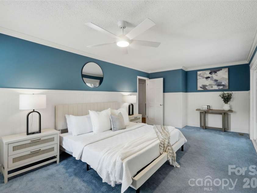3007 Plentywood Drive, Matthews, NC 28105.  MLS# CAR4425834, YatesRealty ID 52650. Primary Bedroom