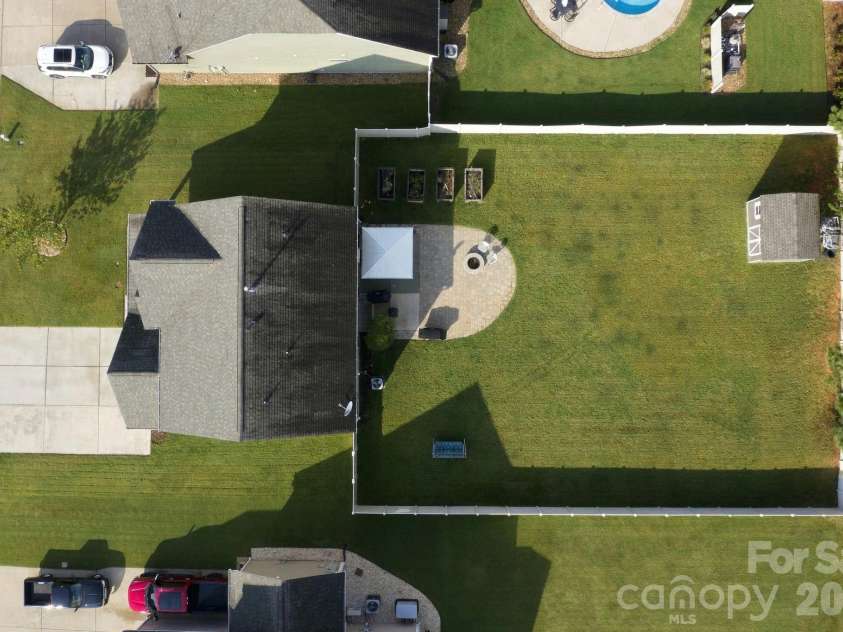5857 McClintock Drive, Denver, NC 28037.  MLS# CAR4420442, YatesRealty ID 52659. Aerial View