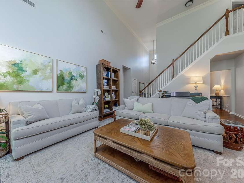 5919 Summer Fog End None, Fort Mill, SC 29708.  MLS# CAR4357586, YatesRealty ID 5267. Refinished Stairwell