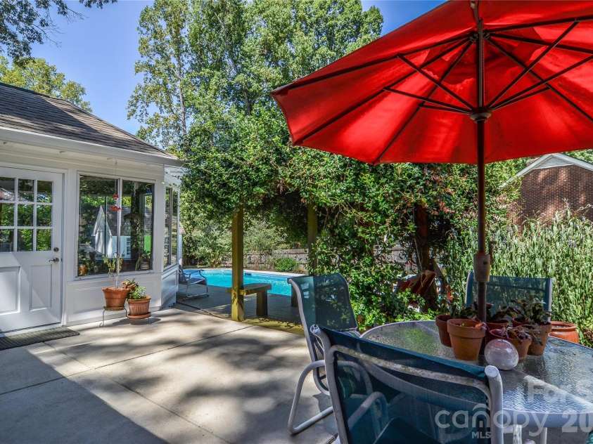 500 Laurel Fork Drive, Matthews, NC 28105.  MLS# CAR4424461, YatesRealty ID 52672. Large Patio for Entertaining
