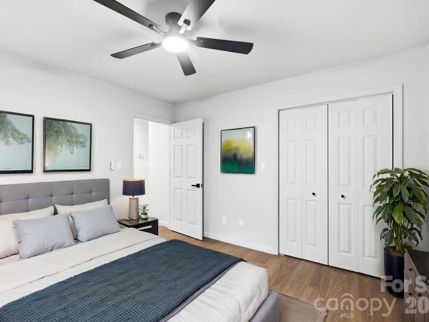 1079 Dupont Road, Hendersonville, NC 28739.  MLS# CAR4427510, YatesRealty ID 52680. Bedroom 3 Virtually Staged