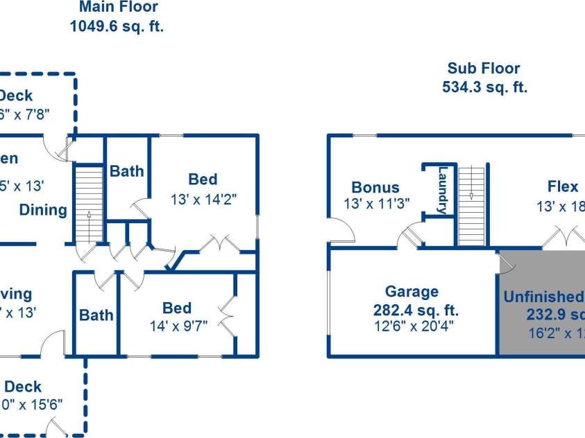 148 Stradley Mountain Road, Asheville, NC 28806.  MLS# CAR4425491, YatesRealty ID 52698. Floor Plan
