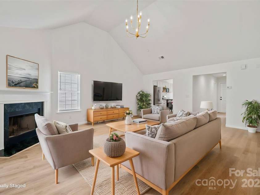 1409 Rheo Court, Concord, NC 28027.  MLS# CAR4245945, YatesRealty ID 5275. Living room