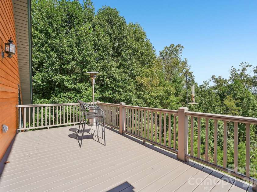 1000 Reems Cove Road, Marshall, NC 28753.  MLS# CAR4428034, YatesRealty ID 52754. Main Level Deck