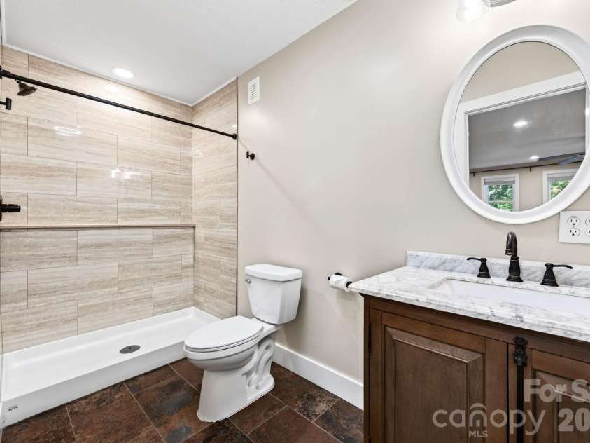 139 Ridge Road, Candler, NC 28715.  MLS# CAR4426704, YatesRealty ID 52790. Third bathroom