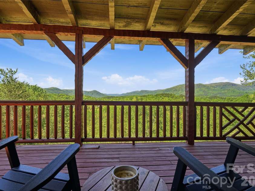 723 Highland Road, Mill Spring, NC 28756.  MLS# CAR4370173, YatesRealty ID 52794. Back Deck