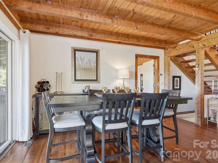 723 Highland Road, Mill Spring, NC 28756.  MLS# CAR4370173, YatesRealty ID 52794. Dining