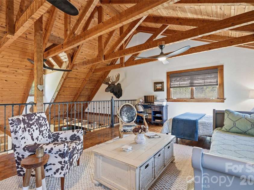 723 Highland Road, Mill Spring, NC 28756.  MLS# CAR4370173, YatesRealty ID 52794. Loft Area