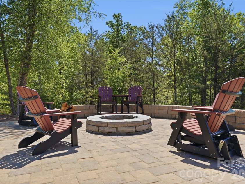 723 Highland Road, Mill Spring, NC 28756.  MLS# CAR4370173, YatesRealty ID 52794. Outdoor Fire pit
