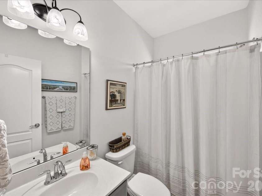 744 Bearcamp Way, Fort Mill, SC 29715.  MLS# CAR4425396, YatesRealty ID 52815. Guest Bathroom