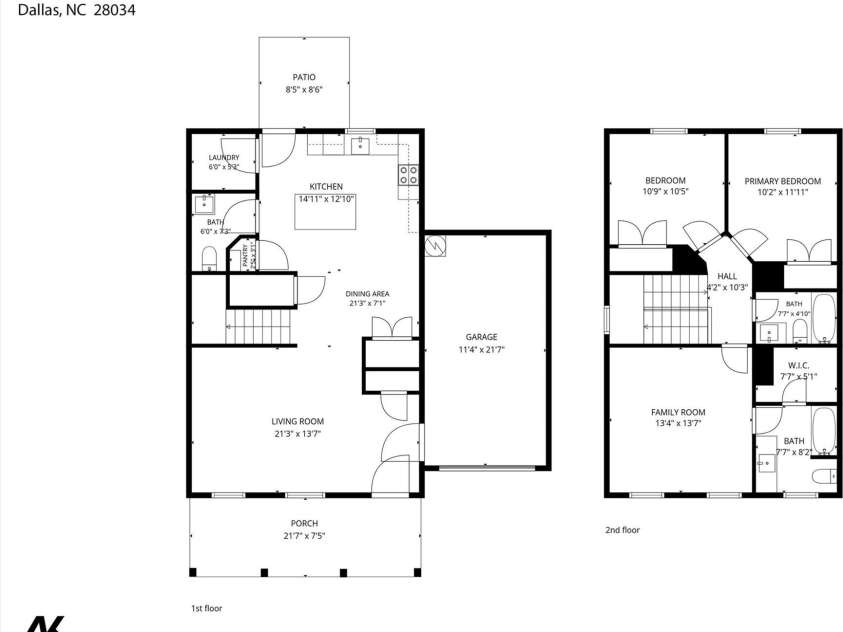 600 Lewis Street, Dallas, NC 28034.  MLS# CAR4428347, YatesRealty ID 52835. 