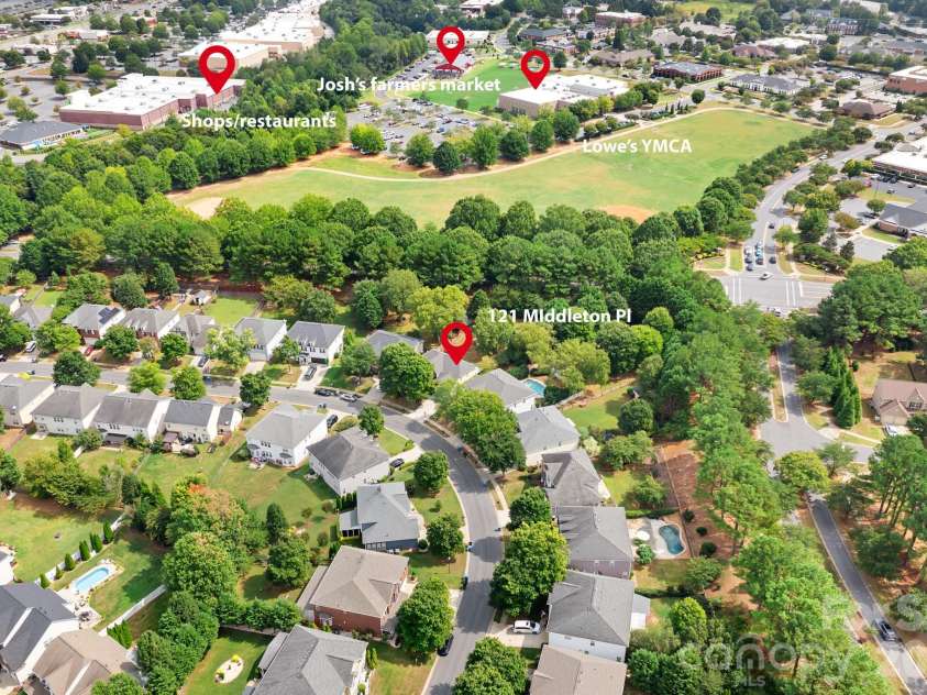121 Middleton Place, Mooresville, NC 28117.  MLS# CAR4427806, YatesRealty ID 52842. So Convenient