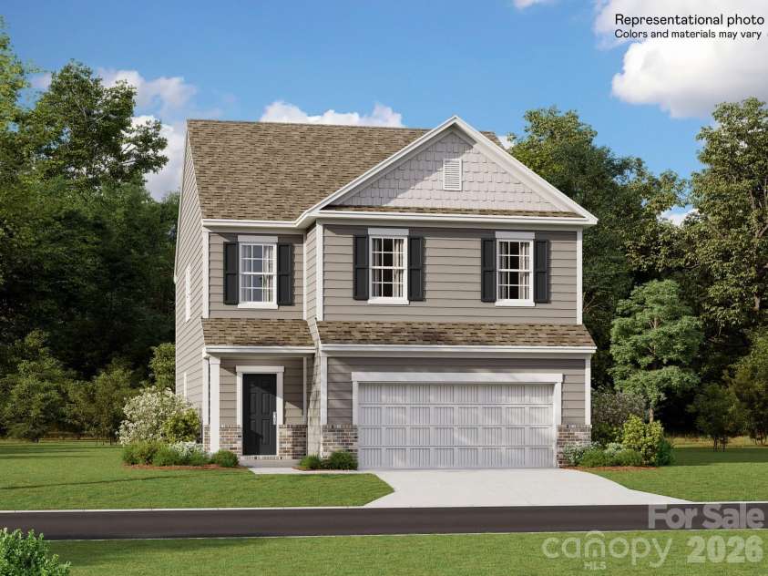 1644 Swallow Tail Drive, Belmont, NC 28012.  MLS# CAR4428350, YatesRealty ID 52849. Rendering of the Westbury A