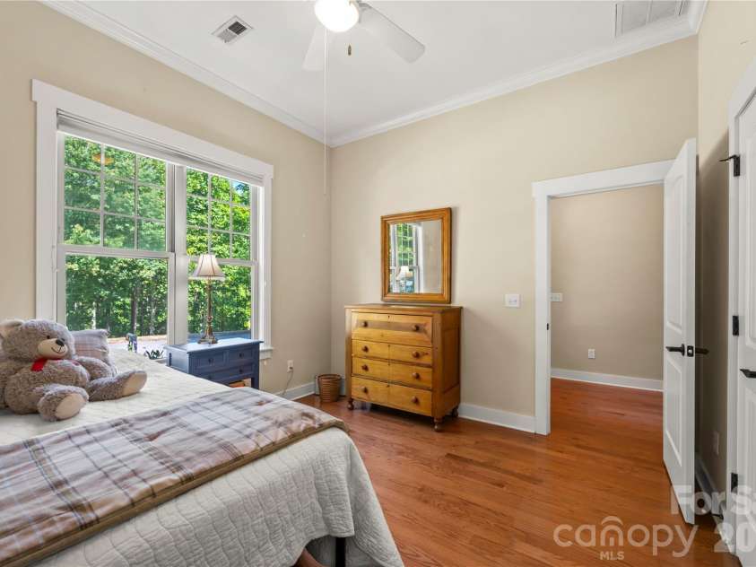 27 Dreambird Drive, Leicester, NC 28748.  MLS# CAR4424552, YatesRealty ID 52857. Front bedroom