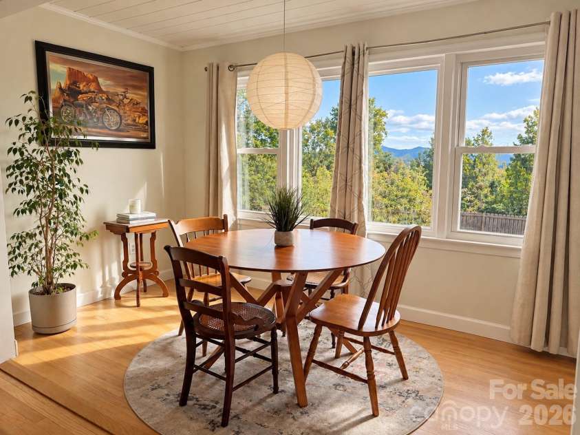 126 Stradley Mountain Road, Asheville, NC 28806.  MLS# CAR4428453, YatesRealty ID 52898. Dining Area