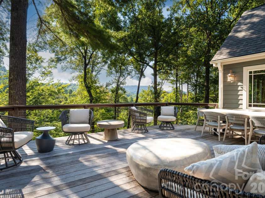 137 Bear Landing Drive, Hendersonville, NC 28792.  MLS# CAR4422900, YatesRealty ID 52902. Expansive back deck