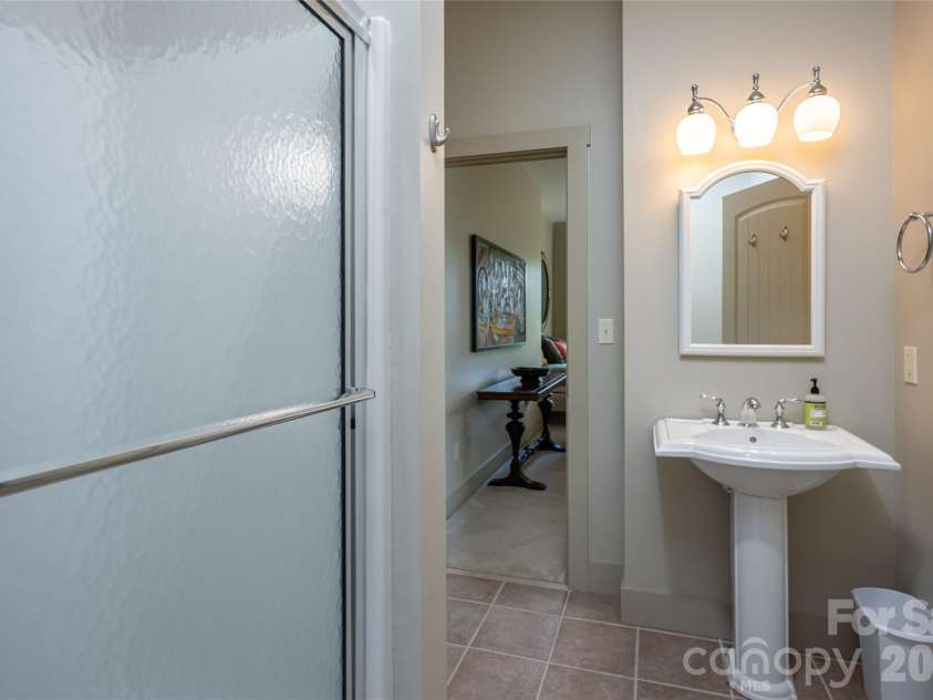 137 Bear Landing Drive, Hendersonville, NC 28792.  MLS# CAR4422900, YatesRealty ID 52902. Lower level full bath 1