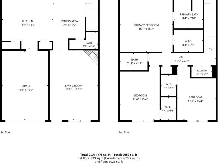 2824 Easton Knoll Drive, Dallas, NC 28034.  MLS# CAR4427656, YatesRealty ID 52907. Floorplan