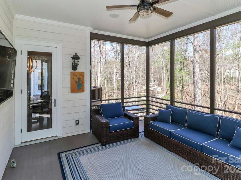 188 Wild Harbor Road, Mooresville, NC 28117.  MLS# CAR4239589, YatesRealty ID 5291. Screen-in porch