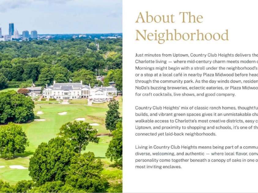 2816 Springway Drive, Charlotte, NC 28205.  MLS# CAR4318458, YatesRealty ID 5291. 