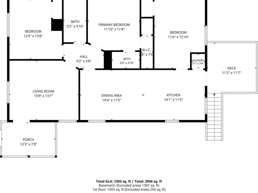516 Englewood Street, Concord, NC 28025.  MLS# CAR4428466, YatesRealty ID 52921. Main floor layout