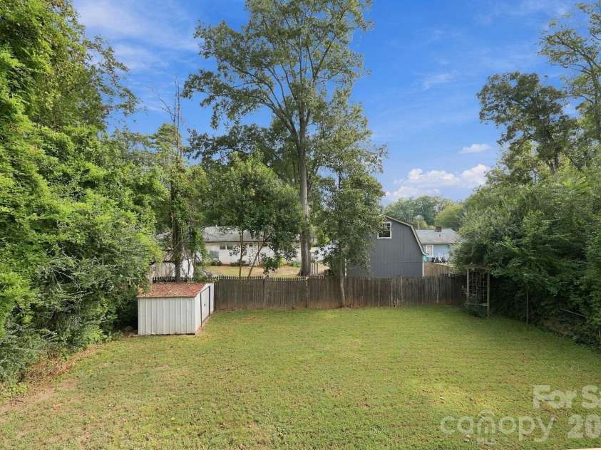 516 Englewood Street, Concord, NC 28025.  MLS# CAR4428466, YatesRealty ID 52921. Private backyard