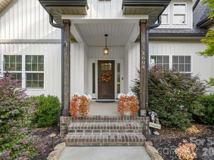 1604 Aragon Beach Road, Rock Hill, SC 29732.  MLS# CAR4427159, YatesRealty ID 52944. A warm and welcoming covered entry