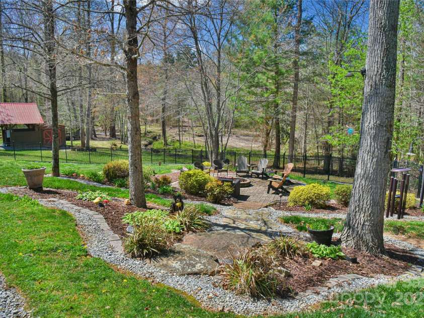79 Pattys Chapel Road, Fletcher, NC 28732.  MLS# CAR4239671, YatesRealty ID 5295. View from the deck