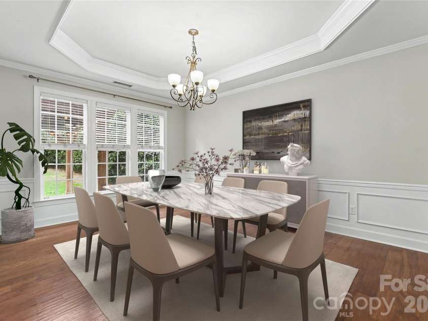11027 Knight Castle Drive, Charlotte, NC 28277.  MLS# CAR4426935, YatesRealty ID 52950. Formal Dining