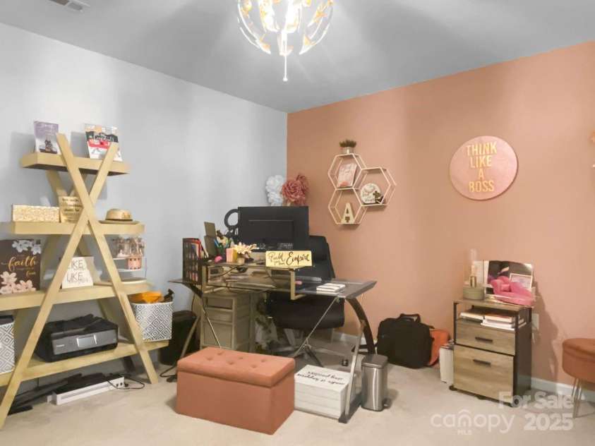 11627 Tribal Drive, Charlotte, NC 28214.  MLS# CAR4214830, YatesRealty ID 5297. Bedroom 1 (used as an office)