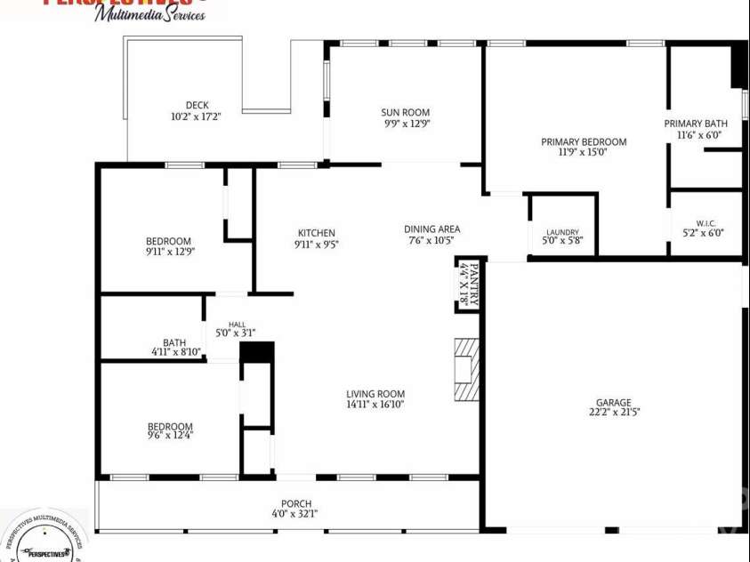 128 Maxamy Lane, Mooresville, NC 28117.  MLS# CAR4425165, YatesRealty ID 52979. Floorplan with measurements