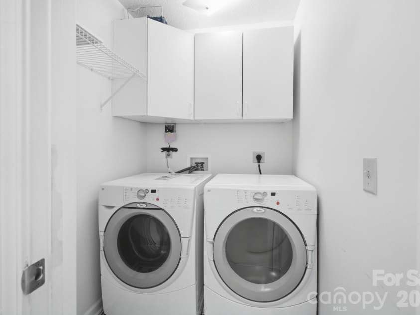 128 Maxamy Lane, Mooresville, NC 28117.  MLS# CAR4425165, YatesRealty ID 52979. Laundry room