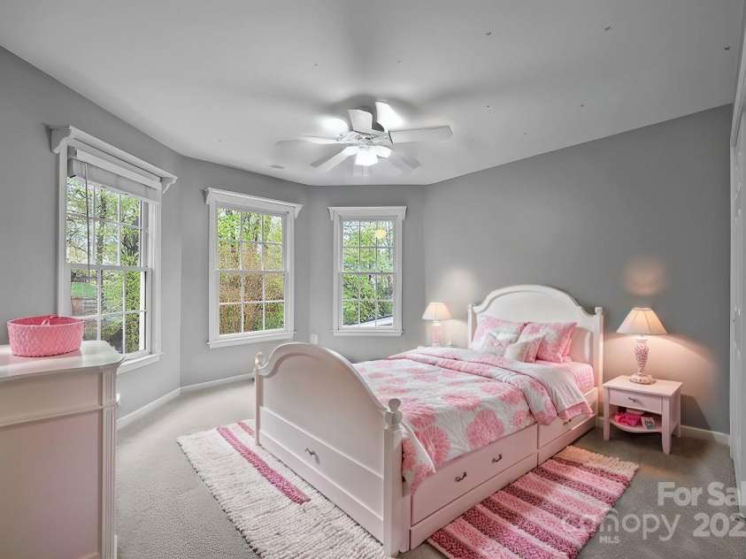 17301 Glassfield Drive, Huntersville, NC 28078.  MLS# CAR4241546, YatesRealty ID 5298. Virtually staged secondary bedroom